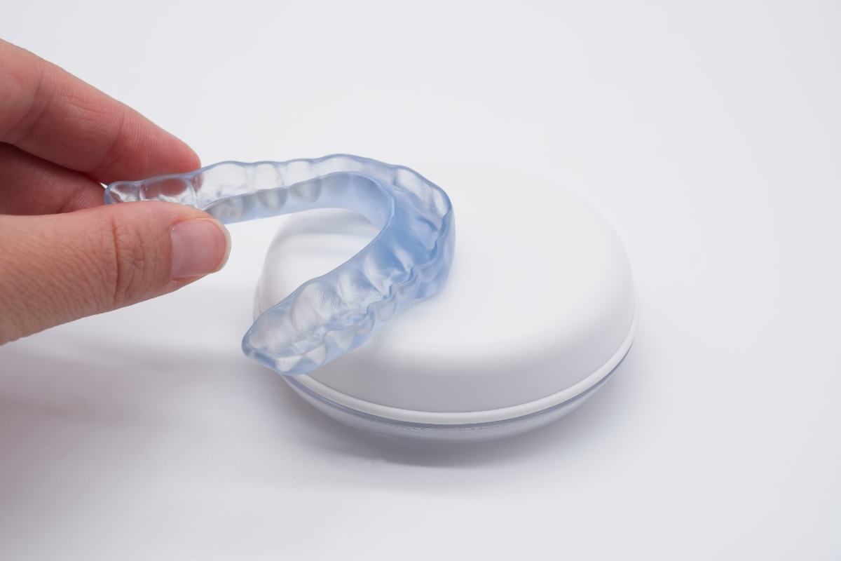 スプリント療法のマウスピース